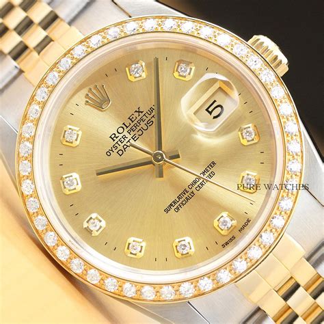 Rolex datejust 18k gold price